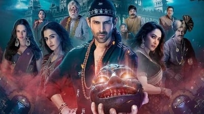 Bhool Bhulaiyaa 3 box office collection day 1: Kartik Aaryan is back as Rooh Baba with Vidya Balan and Madhuri Dixit.