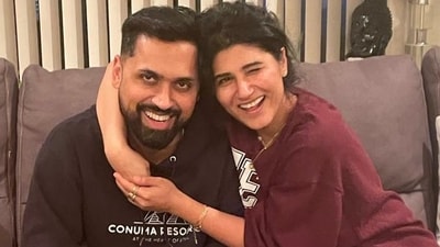 Singer Shashaa Tirupati with her brother Ash, (below) with Bhuvi Singer Shashaa Tirupati with her brother Ash, (below) with Bhuvi