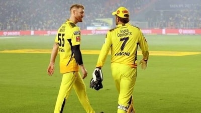Ben Stokes during his time with CSK (BCCI/IPL)