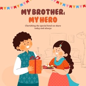 Let your sibling know how much they mean to you! (Canva) Let your sibling know how much they mean to you! (Canva)