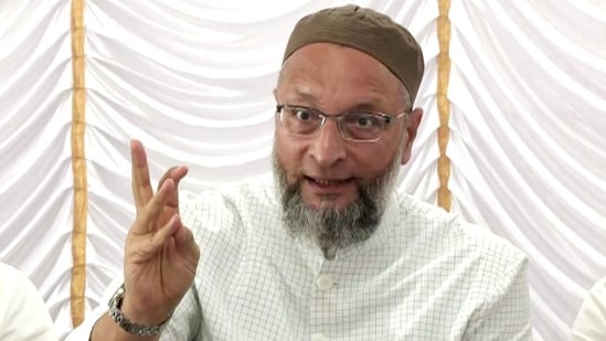 AIMIM chief Asaduddin Owaisi speaks to the media on The Waqf (Amendment) Bill, 2024. (ANI)