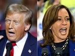 (COMBO) This combination of pictures created on November 02, 2024 shows
Former US President and Republican presidential candidate Donald Trump (L) gestures as he speaks at a campaign rally at the Fiserv Forum in Milwaukee, Wisconsin, November 1, 2024, and US Vice President and Democratic presidential candidate Kamala Harris (R) speaks during a campaign rally at the Craig Ranch Amphitheater in Las Vegas, Nevada, on October 31, 2024.. (Photo by KAMIL KRZACZYNSKI and David Becker / AFP) (COMBO) This combination of pictures created on November 02, 2024 shows
Former US President and Republican presidential candidate Donald Trump (L) gestures as he speaks at a campaign rally at the Fiserv Forum in Milwaukee, Wisconsin, November 1, 2024, and US Vice President and Democratic presidential candidate Kamala Harris (R) speaks during a campaign rally at the Craig Ranch Amphitheater in Las Vegas, Nevada, on October 31, 2024.. (Photo by KAMIL KRZACZYNSKI and David Becker / AFP)