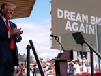 A sexist joke from a rally sparked controversy while he pledged to protect women last week amid a gender gap in polls. (AP Photo/Evan Vucci)