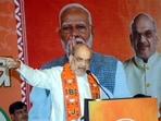 Ranchi: Union minister and senior BJP leader Amit Shah speaks at the release of the party's Sankalp Patra (election manifesto).