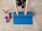 Pull out your mat and do indoor exercises instead of going outside in the smog. Pull out your mat and do indoor exercises instead of going outside in the smog.