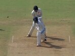 Shubman Gill was castled without offering a shot Shubman Gill was castled without offering a shot