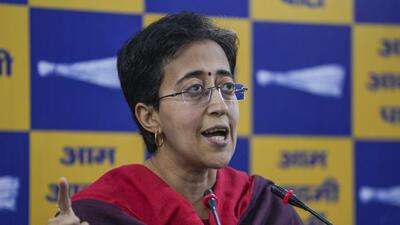 Delhi chief minister Atishi. (PTI) Delhi chief minister Atishi. (PTI)