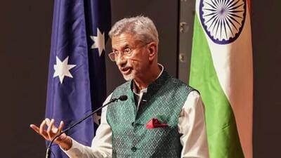 External affairs minister S Jaishankar interacts with the Indian Community in Brisbane on Sunday. (ANI) External affairs minister S Jaishankar interacts with the Indian Community in Brisbane on Sunday. (ANI)