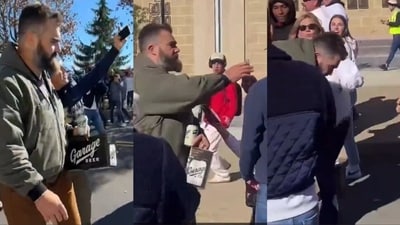 Jason Kelce was in State College when the incident took place. Jason Kelce was in State College when the incident took place.