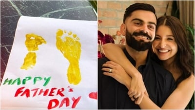 Actor Anushka Sharma and cricketer Virat Kohli welcomed their second child in February this year. The couple named their baby boy Akaay. They said, “With abundant happiness and our hearts full of love, we are pleased to inform everyone that on 15th February, we welcomed our baby boy Akaay, Vamika's little brother into this world! We seek your blessings and good wishes in this beautiful time in our lives. We request you to kindly respect our privacy at this time. Love and gratitude, Virat & Anushka.” (Instagram/File) Actor Anushka Sharma and cricketer Virat Kohli welcomed their second child in February this year. The couple named their baby boy Akaay. They said, “With abundant happiness and our hearts full of love, we are pleased to inform everyone that on 15th February, we welcomed our baby boy Akaay, Vamika's little brother into this world! We seek your blessings and good wishes in this beautiful time in our lives. We request you to kindly respect our privacy at this time. Love and gratitude, Virat & Anushka.” (Instagram/File)