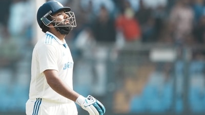 Rohit Sharma flopped once again and was dismissed for just 11 in 147-run chase. (PTI) Rohit Sharma flopped once again and was dismissed for just 11 in 147-run chase. (PTI)