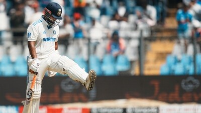 Mumbai: India's Rishabh Pant reacts as he walks off the field after losing his wicket during day three of third Test cricket match between India and New Zealand. (PTI) Mumbai: India's Rishabh Pant reacts as he walks off the field after losing his wicket during day three of third Test cricket match between India and New Zealand. (PTI)
