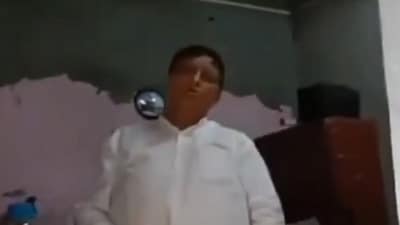Congress Baghpat district president Yunus Chaudhary (X)