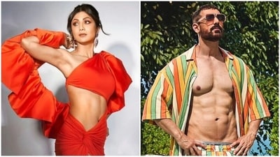 Shilpa Shetty and John Abraham believe that abs are made in the kitchen. Shilpa Shetty and John Abraham believe that abs are made in the kitchen.