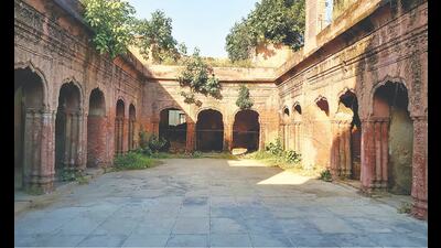 The haveli, where Sikh ruler Maharaja Ranjit Singh was born, in Gujranwala, Pakistan. (HT File) The haveli, where Sikh ruler Maharaja Ranjit Singh was born, in Gujranwala, Pakistan. (HT File)