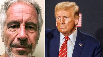 Jeffrey Epstein's newly revealed tapes portray him as Donald Trump's 'best friend', detailing Trump's charm and infidelity.
(Photo by Evan Agostini/Invision/AP, File, New York State Sex Offender Registry via AP, File, TANNEN MAURY / AFP) Jeffrey Epstein's newly revealed tapes portray him as Donald Trump's 'best friend', detailing Trump's charm and infidelity.
(Photo by Evan Agostini/Invision/AP, File, New York State Sex Offender Registry via AP, File, TANNEN MAURY / AFP)