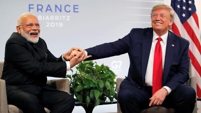 US President Donald Trump with Prime Minister Narendra Modi, Biarritz, France, on August 26, 2019. (REUTERS file) US President Donald Trump with Prime Minister Narendra Modi, Biarritz, France, on August 26, 2019. (REUTERS file)