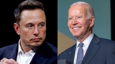 Reacting to Biden's remarks, Musk quipped with laughter emojis, “He called me “gay” and now he wants to touch my ass.” (X) Reacting to Biden's remarks, Musk quipped with laughter emojis, “He called me “gay” and now he wants to touch my ass.” (X)