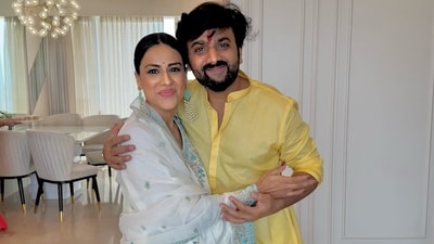 Nia Sharma with her brother Vinay Sharma