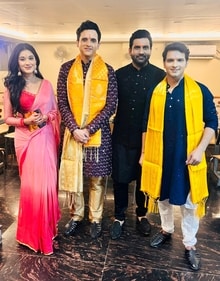 Harshit wish actor of TV show Shrimad Ramayan in Ayodhya Harshit wish actor of TV show Shrimad Ramayan in Ayodhya