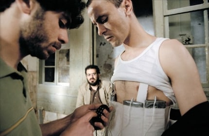 Paradise Now was nominated for the Best Language Film Oscar in 2006, the first Palestinian film to receive the honour. Paradise Now was nominated for the Best Language Film Oscar in 2006, the first Palestinian film to receive the honour.