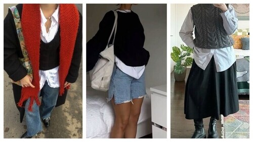The untucked shirt adds a visual balance and does not let the torso look bulky. (Pinterest)