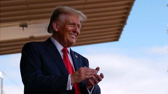 A sexist joke from a rally sparked controversy while he pledged to protect women last week amid a gender gap in polls. (AP Photo/Evan Vucci) (AP)
