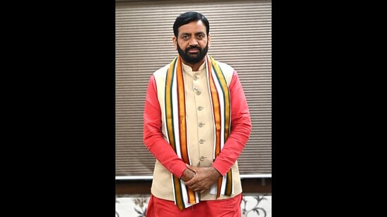Haryana chief minister Nayab Singh Saini. (HT File)