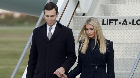 Ivanka Trump with Jared Kushner. They accompany US president Donald Trump on his visit to India on February 24 and 25. (AP File Photo)