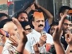 The bone of contention is the presence of Shiv Sena candidate Sada Sarvanakar in the fray in the Mahim. (Photo by Raju Shinde/HT Photo) (Hindustan Times) The bone of contention is the presence of Shiv Sena candidate Sada Sarvanakar in the fray in the Mahim. (Photo by Raju Shinde/HT Photo) (Hindustan Times)