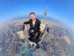 MrBeast scaled Dubai's Burj Khalifa, sharing a viral video of his thrilling climb and reactions.


