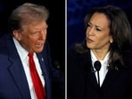 The Republican presidential nominee, former U.S. President Donald Trump, and the Democratic presidential nominee, U.S. Vice President Kamala Harris.