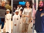 Nita Ambani, along with Mukesh and son Anant Ambani is recently spotted in Dubai. Nita Ambani, along with Mukesh and son Anant Ambani is recently spotted in Dubai.