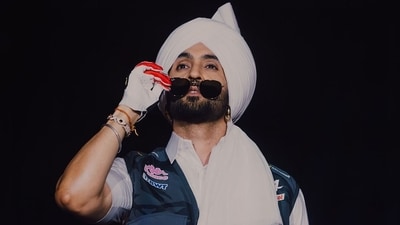 Diljit Dosanjh on stage at his Jaipur concert (Instagram) Diljit Dosanjh on stage at his Jaipur concert (Instagram)