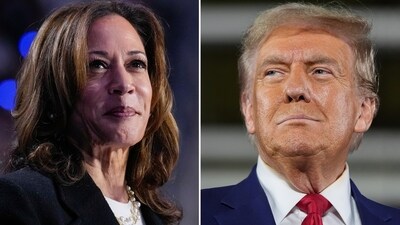 This combination of file photos shows Democratic presidential nominee Vice President Kamala Harris and Republican presidential nominee former President Donald Trump (AP) This combination of file photos shows Democratic presidential nominee Vice President Kamala Harris and Republican presidential nominee former President Donald Trump (AP)