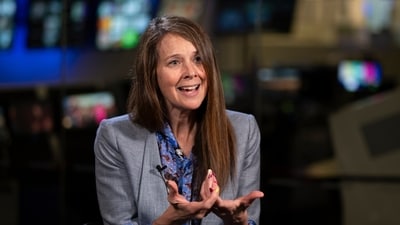FILE - Director of the U.S. Cybersecurity and Infrastructure Security Agency (CISA) Jen Easterly speaks to The Associated Press in Washington, Wednesday, Oct. 2, 2024. (AP Photo/Ben Curtis, File) (AP)