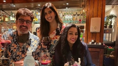 L to R- Ashwin Verma, Esha Verma and Rupali Ganguly. L to R- Ashwin Verma, Esha Verma and Rupali Ganguly.