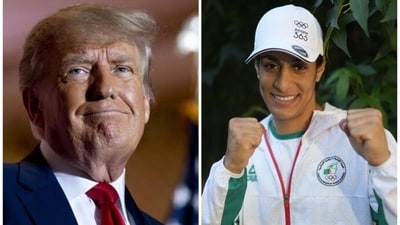 Donald Trump, who is running against Democratic contender Kamala Harris in a fierce election campaign, attacks the current administration in a recently released closing ad featuring Imane Khelif. Donald Trump, who is running against Democratic contender Kamala Harris in a fierce election campaign, attacks the current administration in a recently released closing ad featuring Imane Khelif.