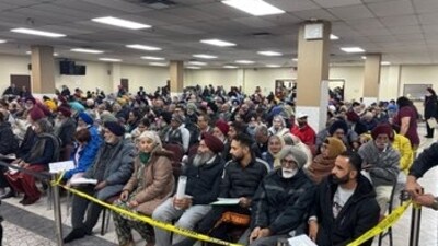 The attack took place outside the Hindu Sabha Mandir in Brampton, Canada. The attack took place outside the Hindu Sabha Mandir in Brampton, Canada.