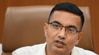 Noida authority CEO Lokesh M. (Sunil Ghosh/HT Photo) Noida authority CEO Lokesh M. (Sunil Ghosh/HT Photo)