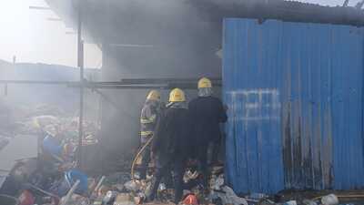 On Laxmi Pujan day, November 1, 36 fire incidents were reported in open houses, residential housing societies, godowns and shops. (HT PHOTO)