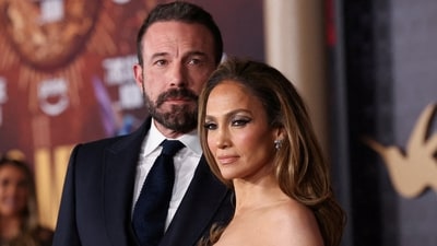 Ben Affleck and Jennifer Lopez at premiere of the film This Is Me... Now: A Love Story. (REUTERS)