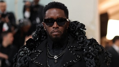 Sean Diddy Combs poses at the Met Gala, an annual fundraising gala held for the benefit of the Metropolitan Museum of Art's Costume Institute with this year's theme "Karl Lagerfeld: A Line of Beauty", in New York City, New York, U.S., May 1, 2023. (REUTERS)
