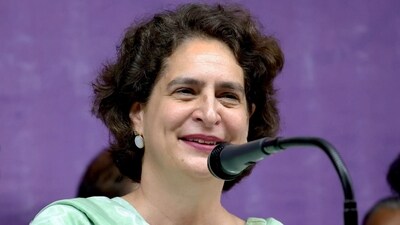 AICC General Secretary and party candidate for Wayanad Lok Sabha seat by-polls Priyanka Gandhi addresses a public meeting, at Kavumannam, in Wayanad district, (File image) (PTI) AICC General Secretary and party candidate for Wayanad Lok Sabha seat by-polls Priyanka Gandhi addresses a public meeting, at Kavumannam, in Wayanad district, (File image) (PTI)