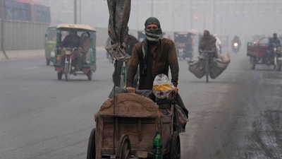 Lahore held the top spot on a real-time list of the world's most polluted cities on Sunday. (AP) Lahore held the top spot on a real-time list of the world's most polluted cities on Sunday. (AP)