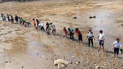The lake’s desiccation has drawn strong reactions from locals due to its religious significance for the community. (File) The lake’s desiccation has drawn strong reactions from locals due to its religious significance for the community. (File)