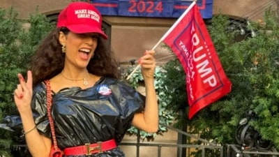 NYC voter Sophie Sassoon was moved by Donald Trump's rhetoric ahead of the 2016 election and decided to become a US citizen so she could vote for him. (The New York Post) NYC voter Sophie Sassoon was moved by Donald Trump's rhetoric ahead of the 2016 election and decided to become a US citizen so she could vote for him. (The New York Post)