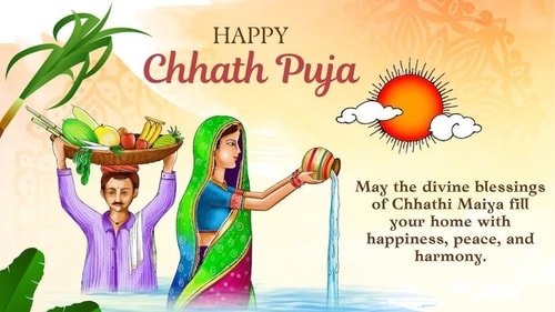 Chhath Puja is a four-day-long Hindu festival. Chhath Puja is a four-day-long Hindu festival.