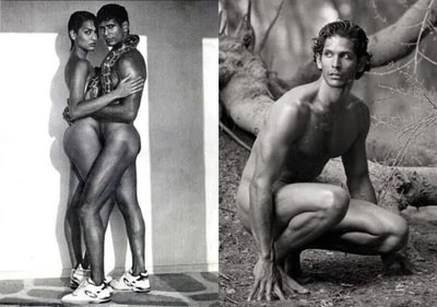 Milind Soman with Madhu Sapre Milind Soman with Madhu Sapre
