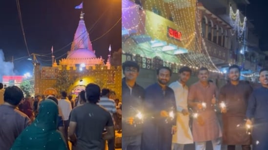 Karachi celebrated Diwali with joy, as a video showcased vibrant festivities. (Instagram/mystapaki)